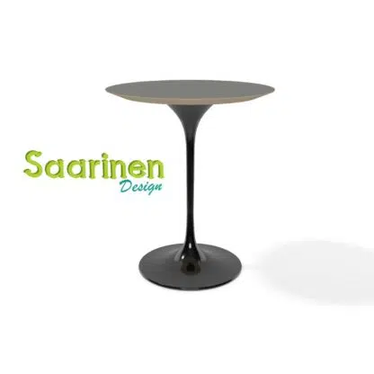 Mesa Saarinen Lateral - Cinza Ópera - Image 2