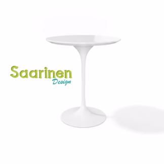 Mesa Saarinen Lateral - Laca Branca